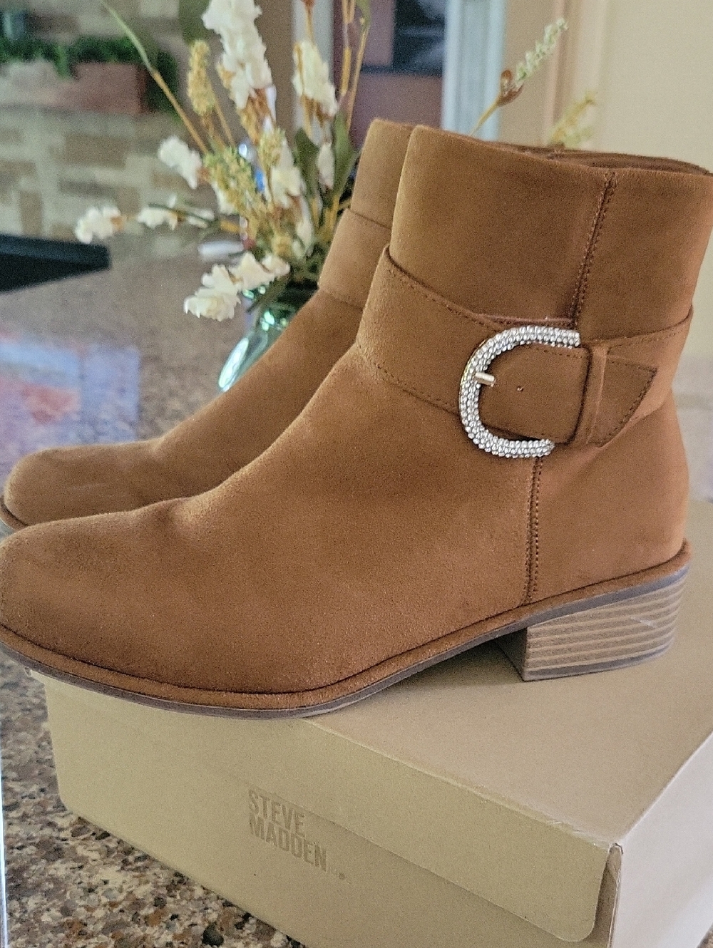 🐴Suede Ankle Booties🫎